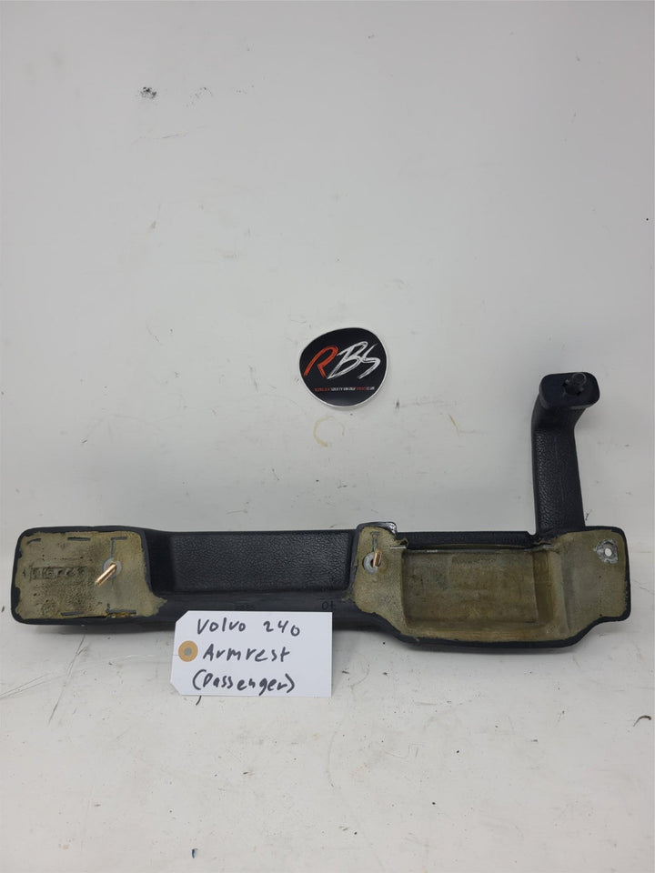 Volvo 240 Door Armrest Black Passenger Side OEM Interior Pull Handle