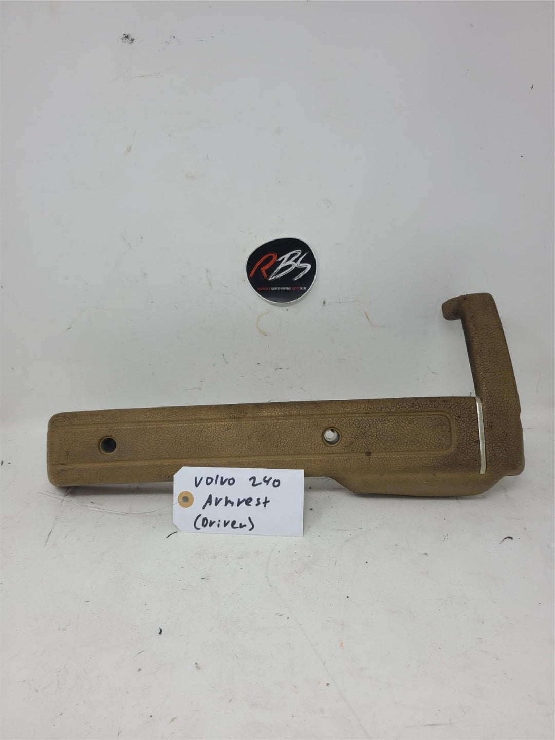 Volvo 240 Door Armrest Tan Driver Side OEM Interior Pull Handle