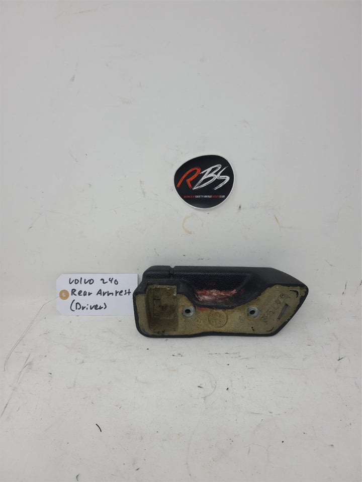 Volvo 240 Rear Door Armrest OEM Black Driver Side Interior Pull Handle
