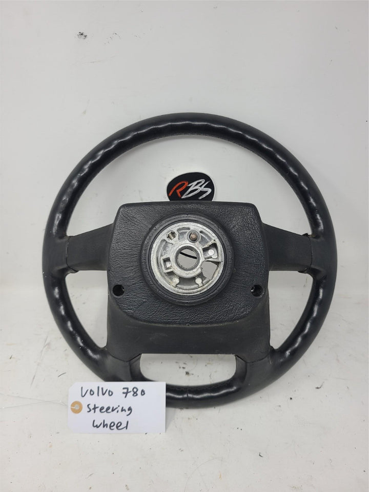 Volvo 780 Steering Wheel OEM Factory Black Leather 1988–1991 SRS Type