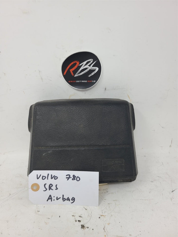 Volvo 780 Driver SRS Airbag OEM Steering Wheel Module 1988–1991 Black