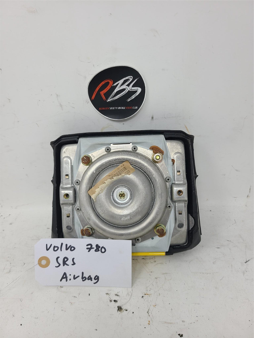 Volvo 780 Driver SRS Airbag OEM Steering Wheel Module 1988–1991 Black