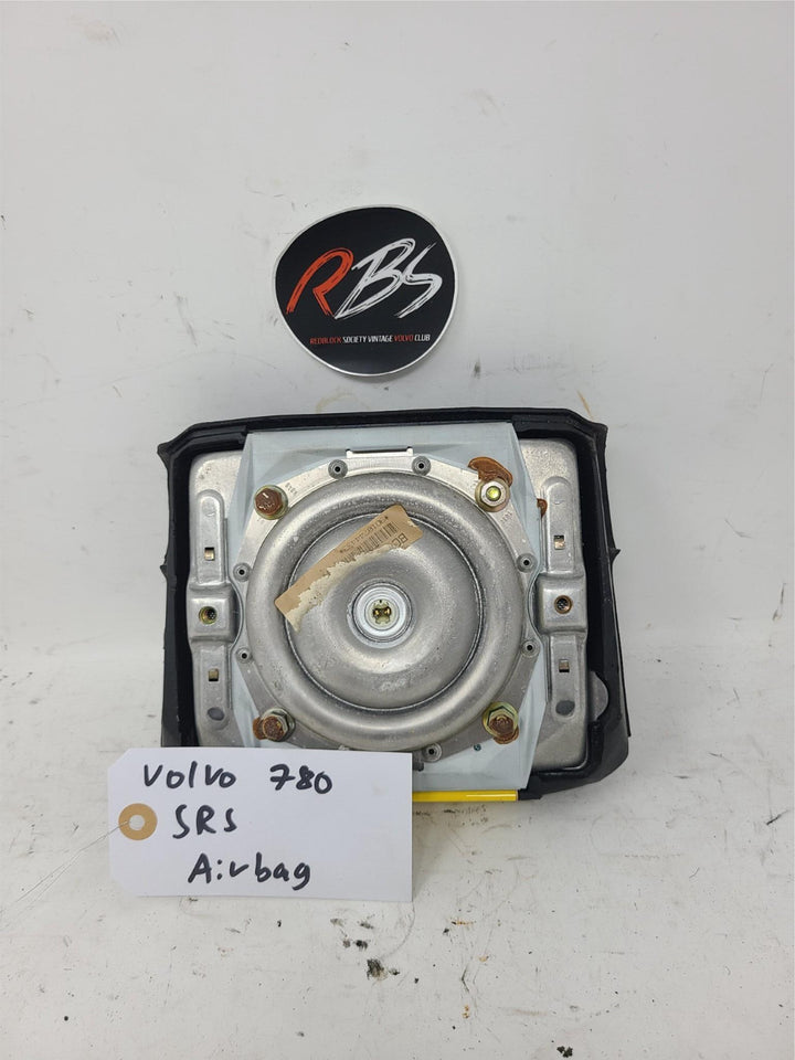 Volvo 780 Driver SRS Airbag OEM Steering Wheel Module 1988–1991 Black
