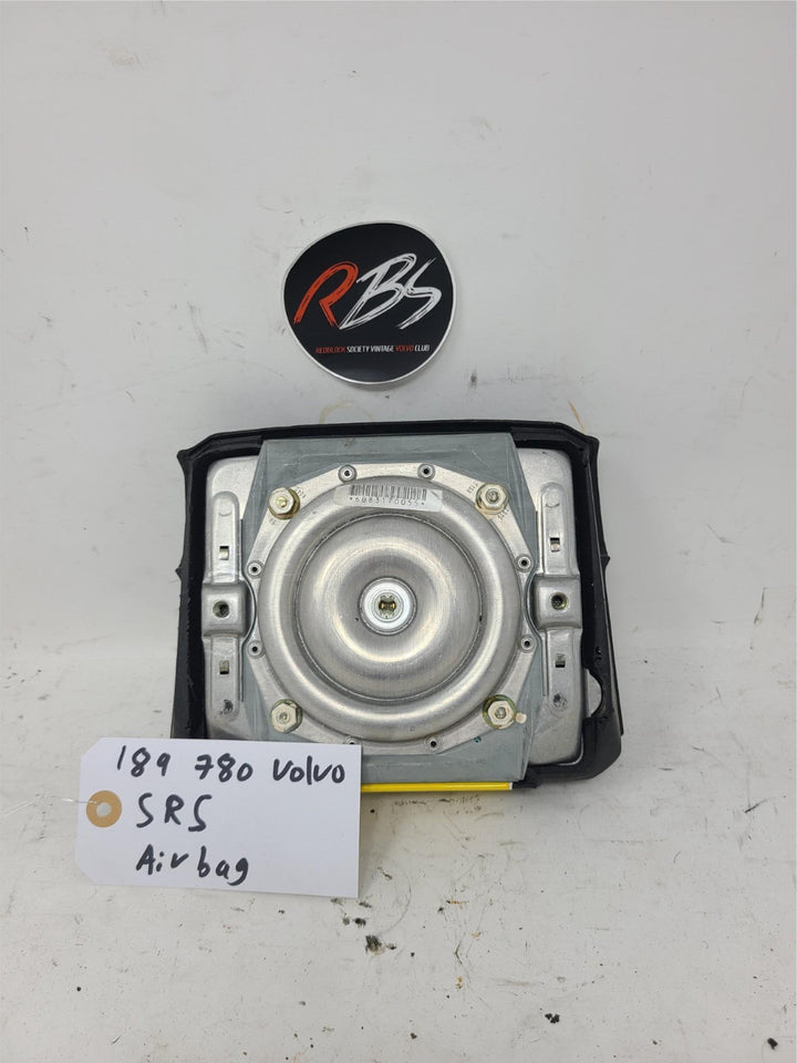 Volvo 780 SRS Airbag Module OEM Driver Steering Wheel 1988–1991 Black