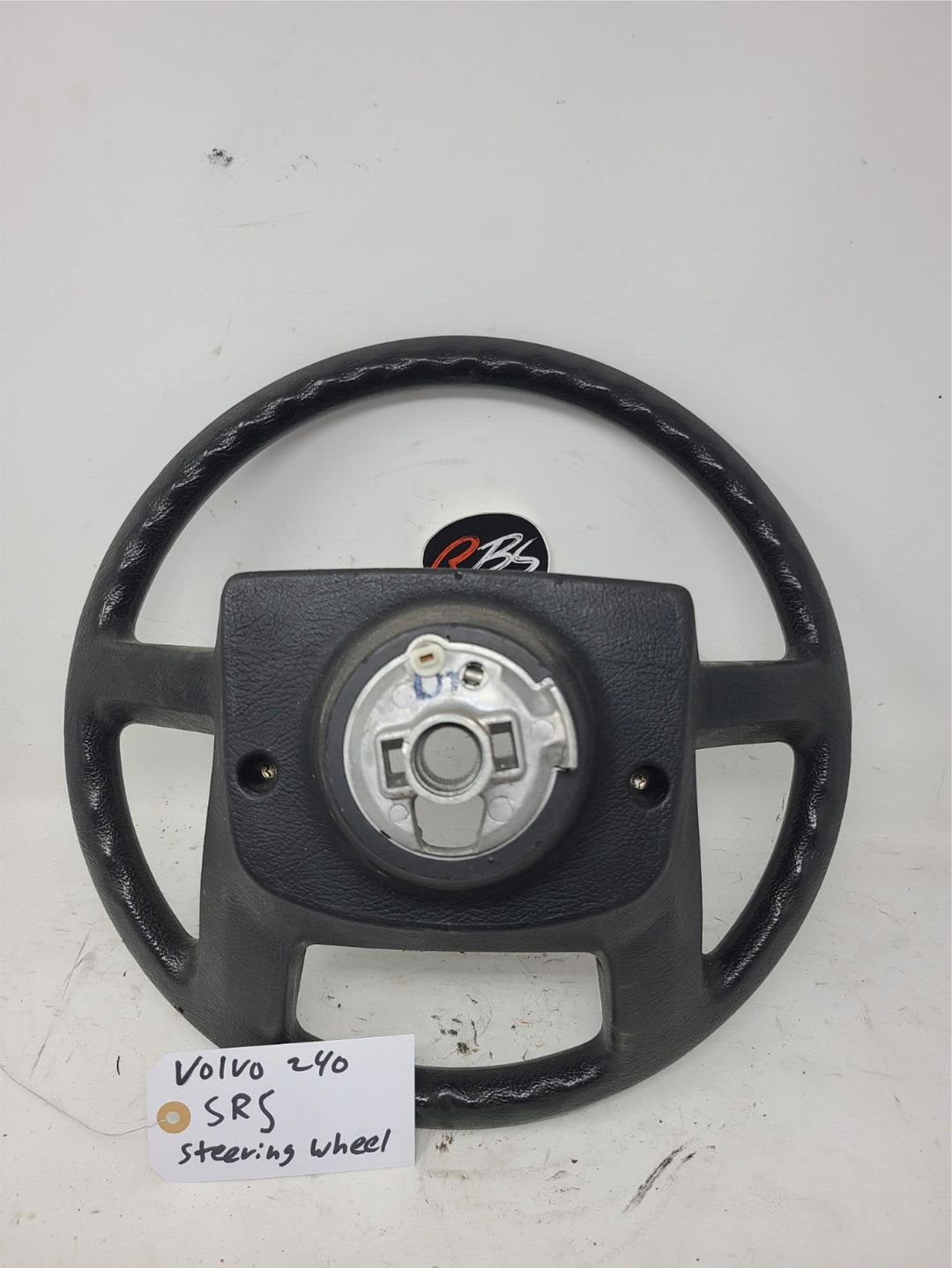 Volvo 240 SRS Steering Wheel OEM Black 1991-1993 Airbag Model Genuine