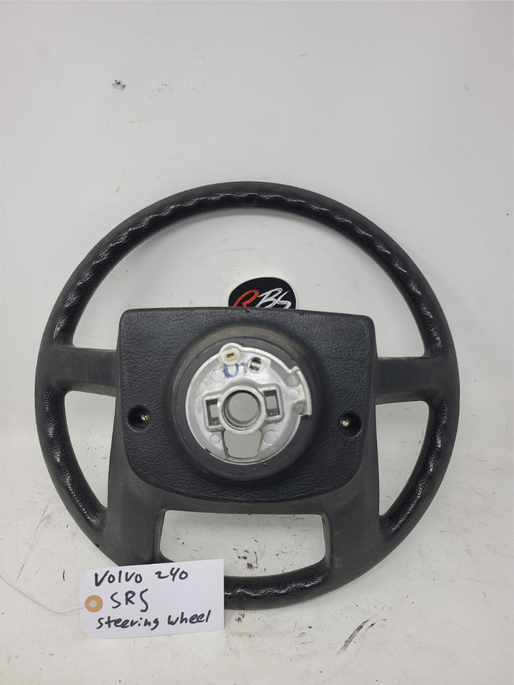 Volvo 240 SRS Steering Wheel OEM Black 1991-1993 Airbag Model Genuine