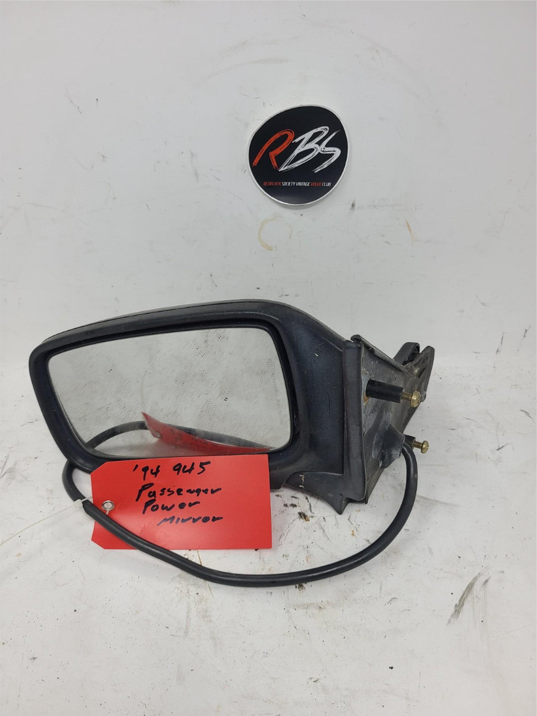 Volvo 945 940 Passenger Side Power Mirror OEM1994 OEM  Black Electric Heated