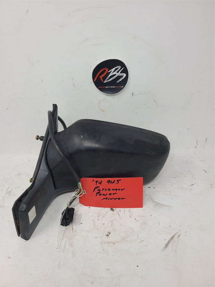 Volvo 945 940 Passenger Side Power Mirror OEM1994 OEM  Black Electric Heated