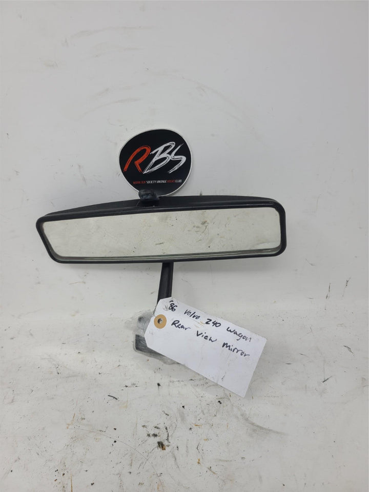 Volvo 240 Wagon Rear View Mirror OEM 1986 Interior Original Factory Fit