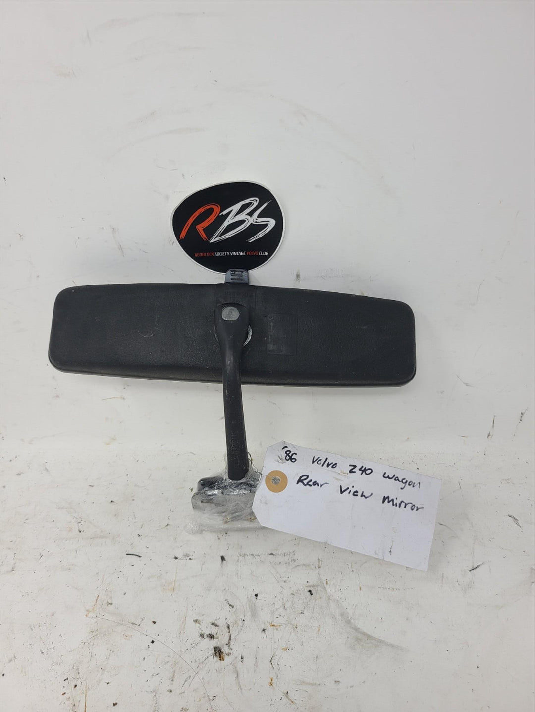 Volvo 240 Wagon Rear View Mirror OEM 1986 Interior Original Factory Fit