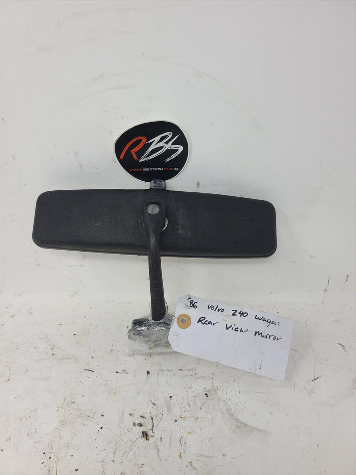 Volvo 240 Wagon Rear View Mirror OEM 1986 Interior Original Factory Fit