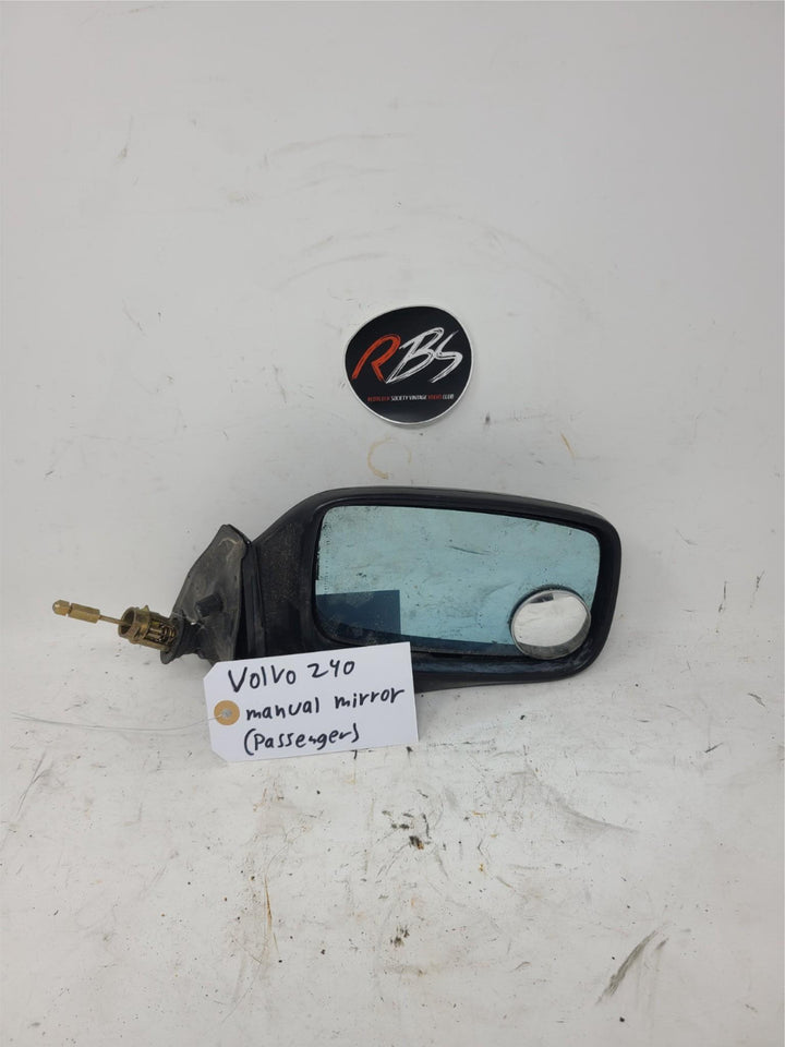 Volvo 240 Passenger Side Manual Mirror OEM Joystick Adjust 1986-1993