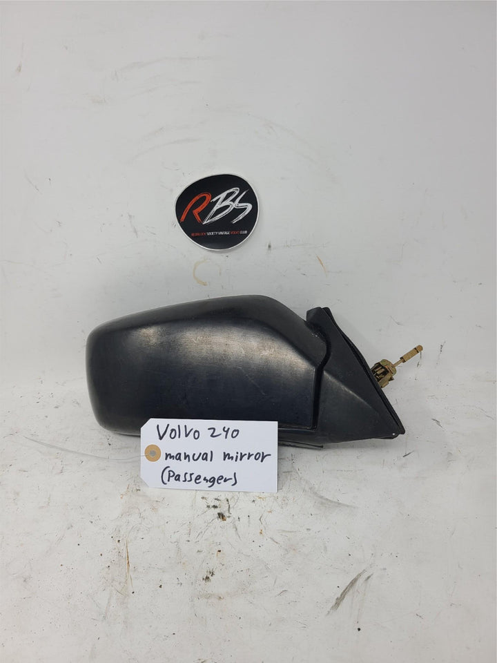 Volvo 240 Passenger Side Manual Mirror OEM Joystick Adjust 1986-1993
