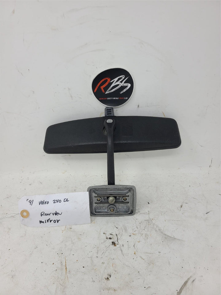 Volvo 240 DL Interior Rearview Mirror OEM 1986-1993 Day/Night Manual Adjust