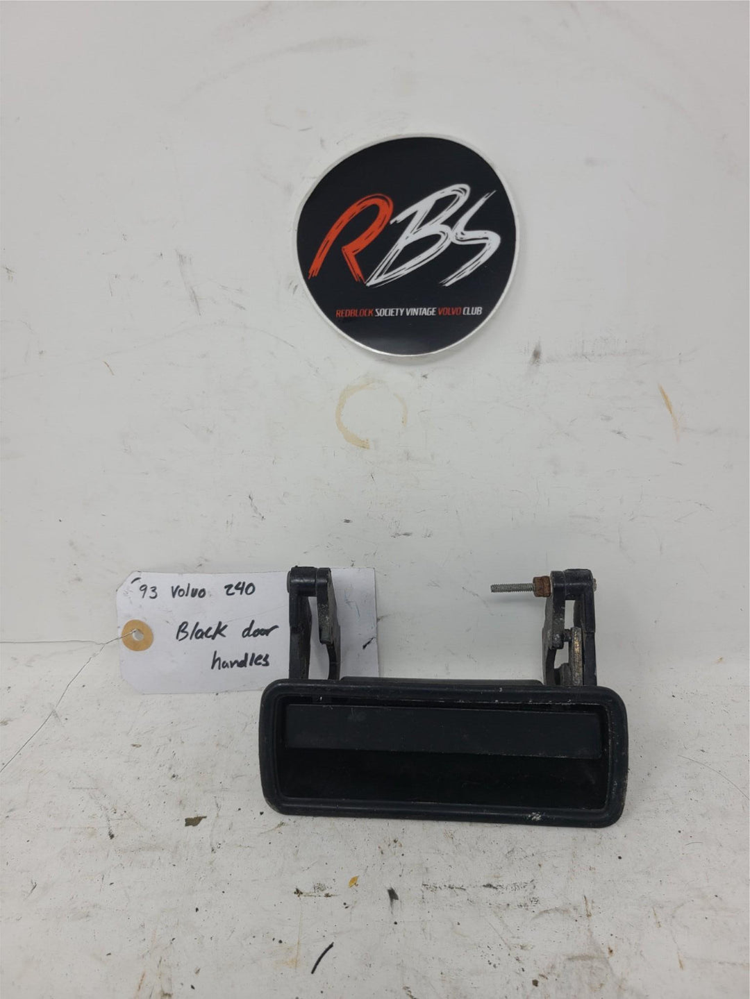 Volvo 240 Exterior Door Handle Black OEM 1981-1993 244 245 DL GL Genuine