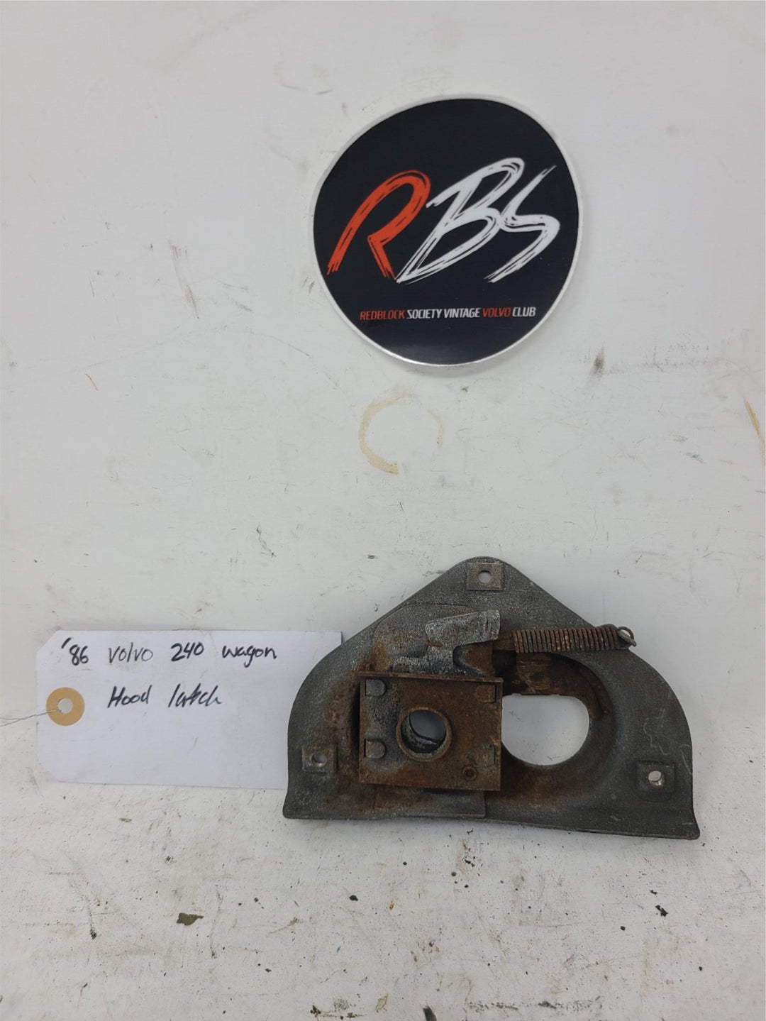 Volvo 240 244 245 Hood Latch Catch Assembly OEM 1975-1993 Front Lock Mechanism