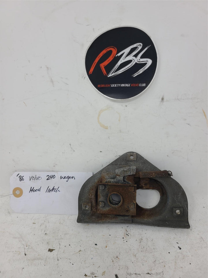 Volvo 240 244 245 Hood Latch Catch Assembly OEM 1975-1993 Front Lock Mechanism