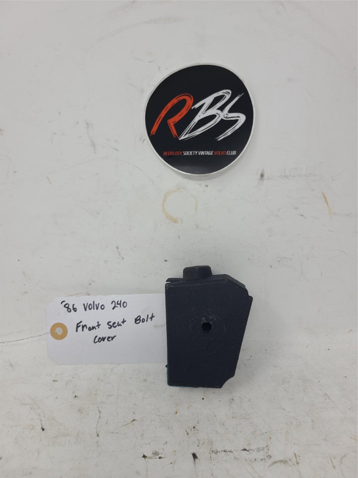 Volvo 240 Front Seat Bolt Cover OEM Black Plastic Trim 1981–1993 242 244 245