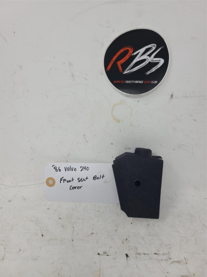 Volvo 240 Front Seat Bolt Cover OEM Black Plastic Trim 1981–1993 242 244 245