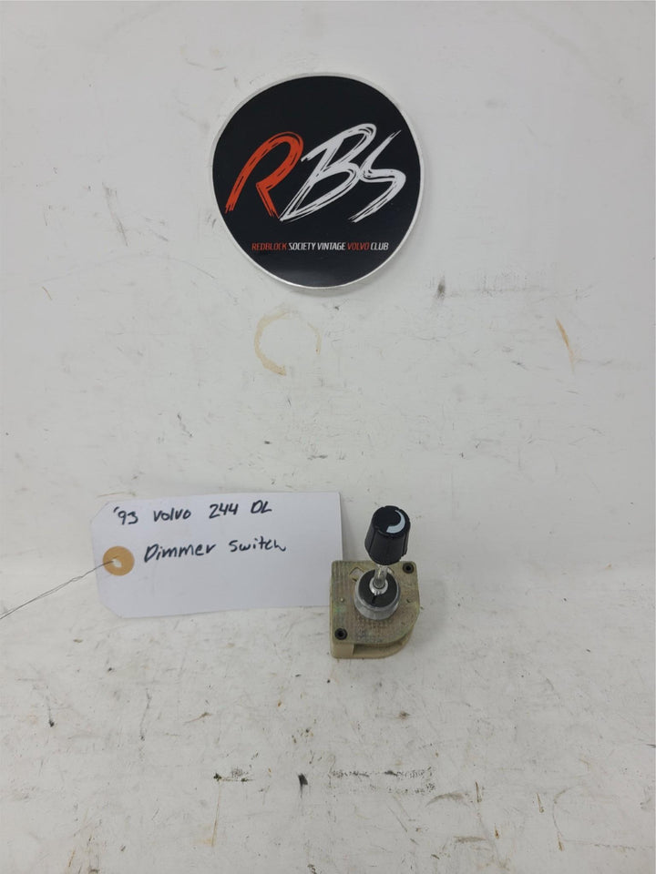 Volvo 240 DL Dash Light Dimmer Switch OEM 1986–1993 3523877 244 245