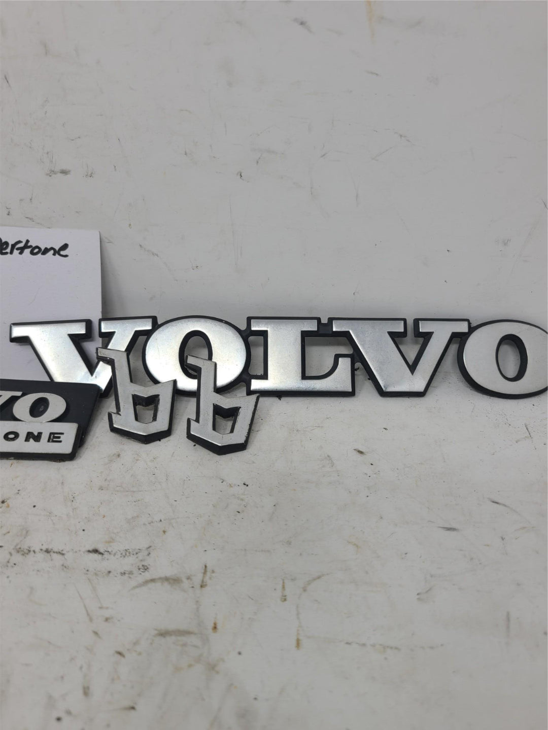 Volvo 780 Bertone Rear Emblem Set VOLVO 780 BERTONE Badges OEM 1990 Full Set