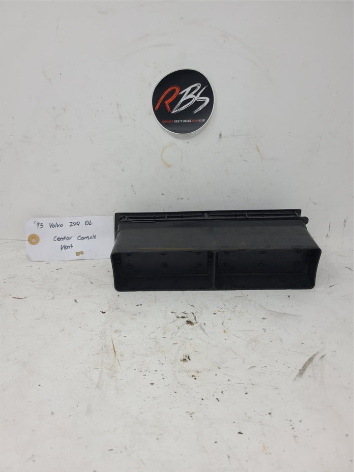 Volvo 240 244 DL Center Console Air Vent OEM 1259088 Black Dashboard Vent
