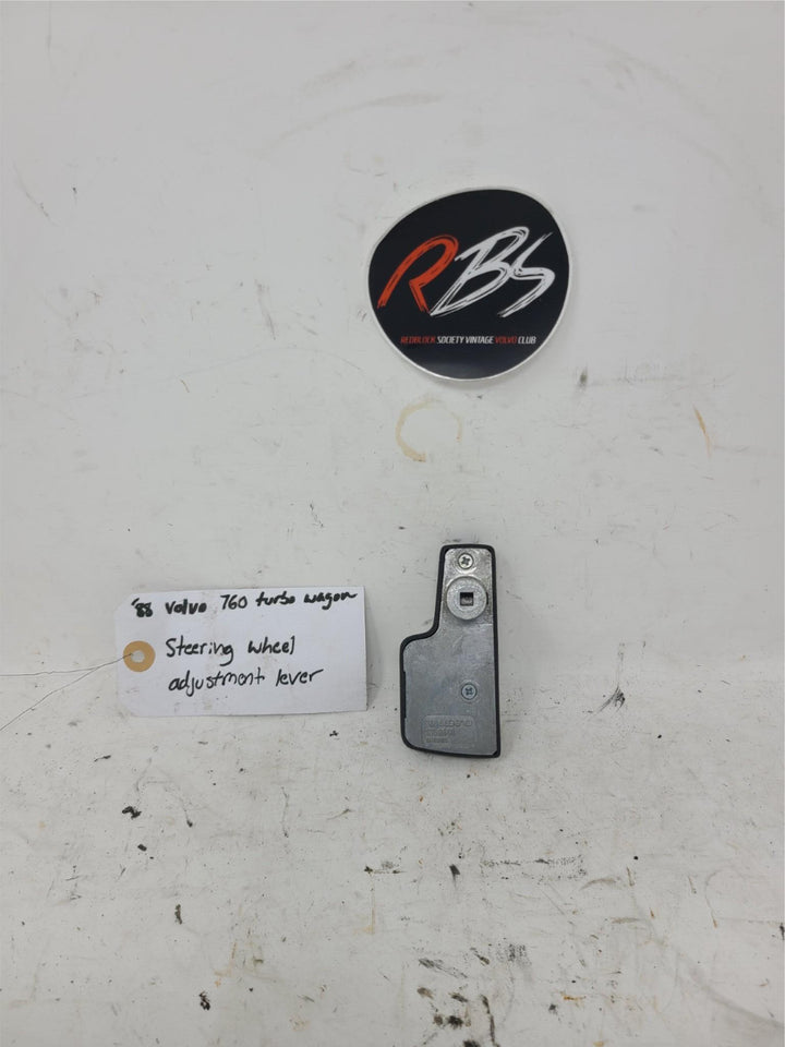 Volvo 760 Turbo Wagon Steering Wheel Adjustment Lever OEM 1258088 1988