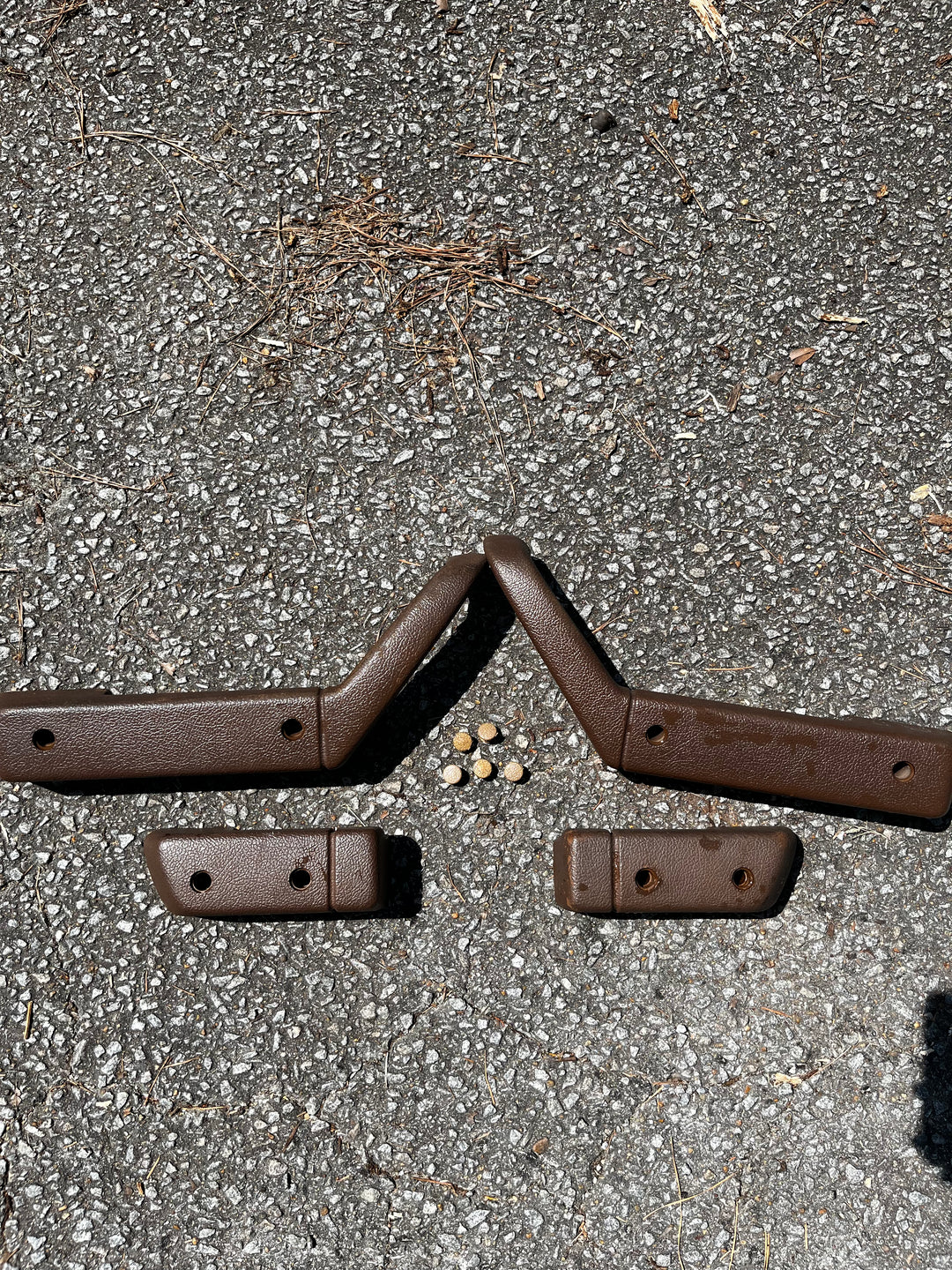 Volvo 240 Door Handles Set Brown Used