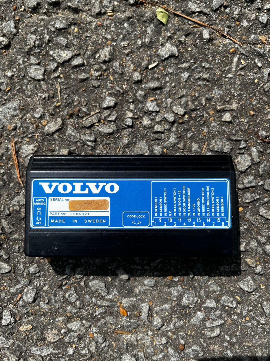 Volvo 780 Bertone 3506921 Control Unit Module Alarm System Used