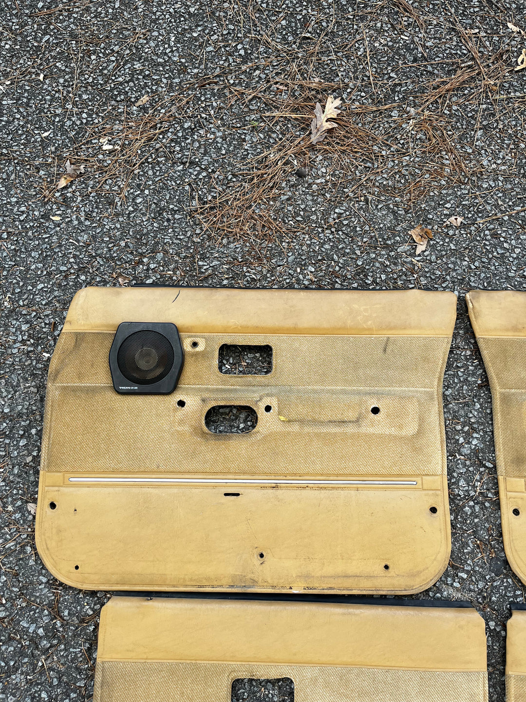 Volvo 240 Tan Door Card Set Used