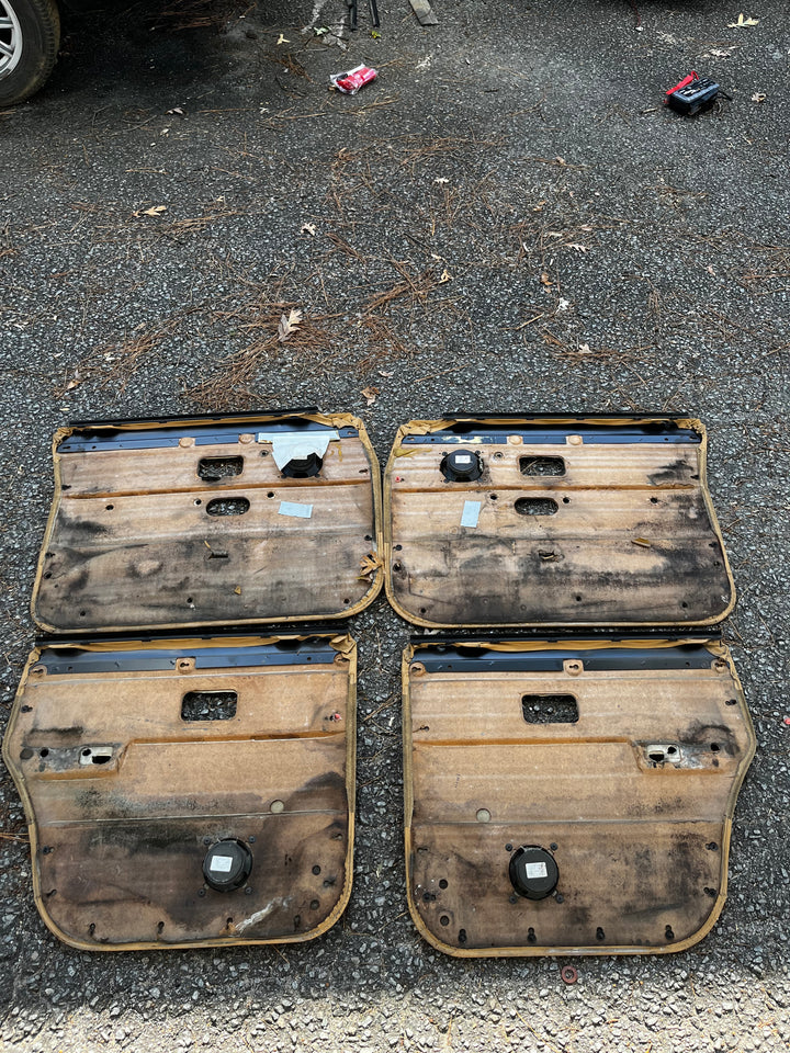 Volvo 240 Tan Door Card Set Used