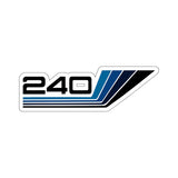 "240 Nordica" Black Decal Sticker