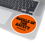 "Buckle Up" Orange Kiss Cut Sticker