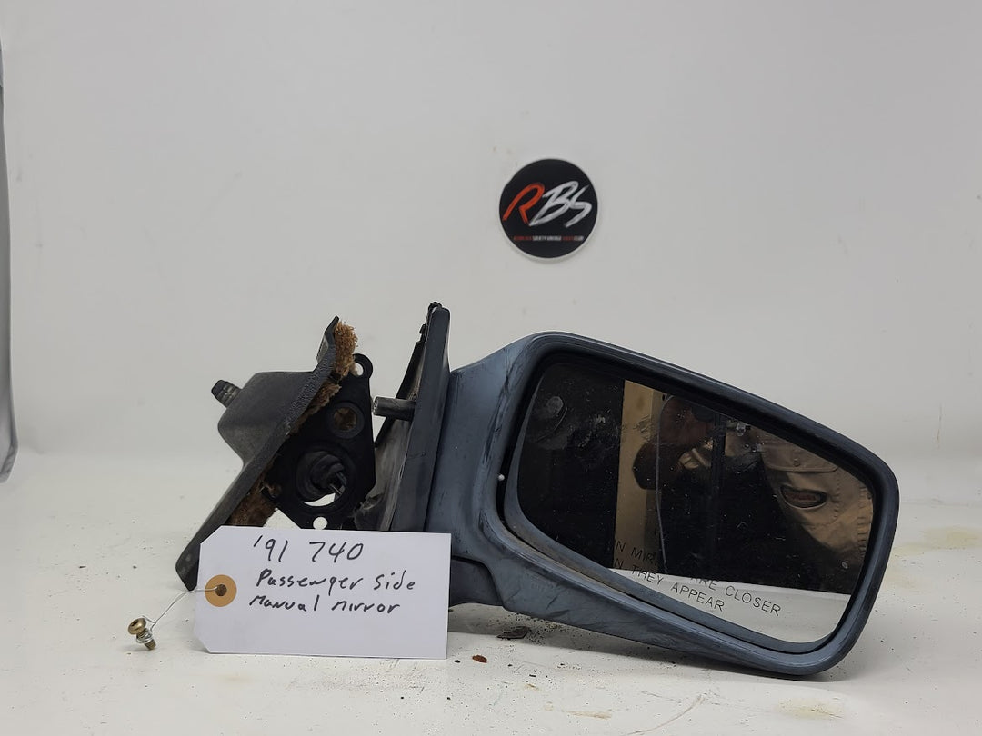 Volvo 1991 740 Passenger Side Mirror Manual