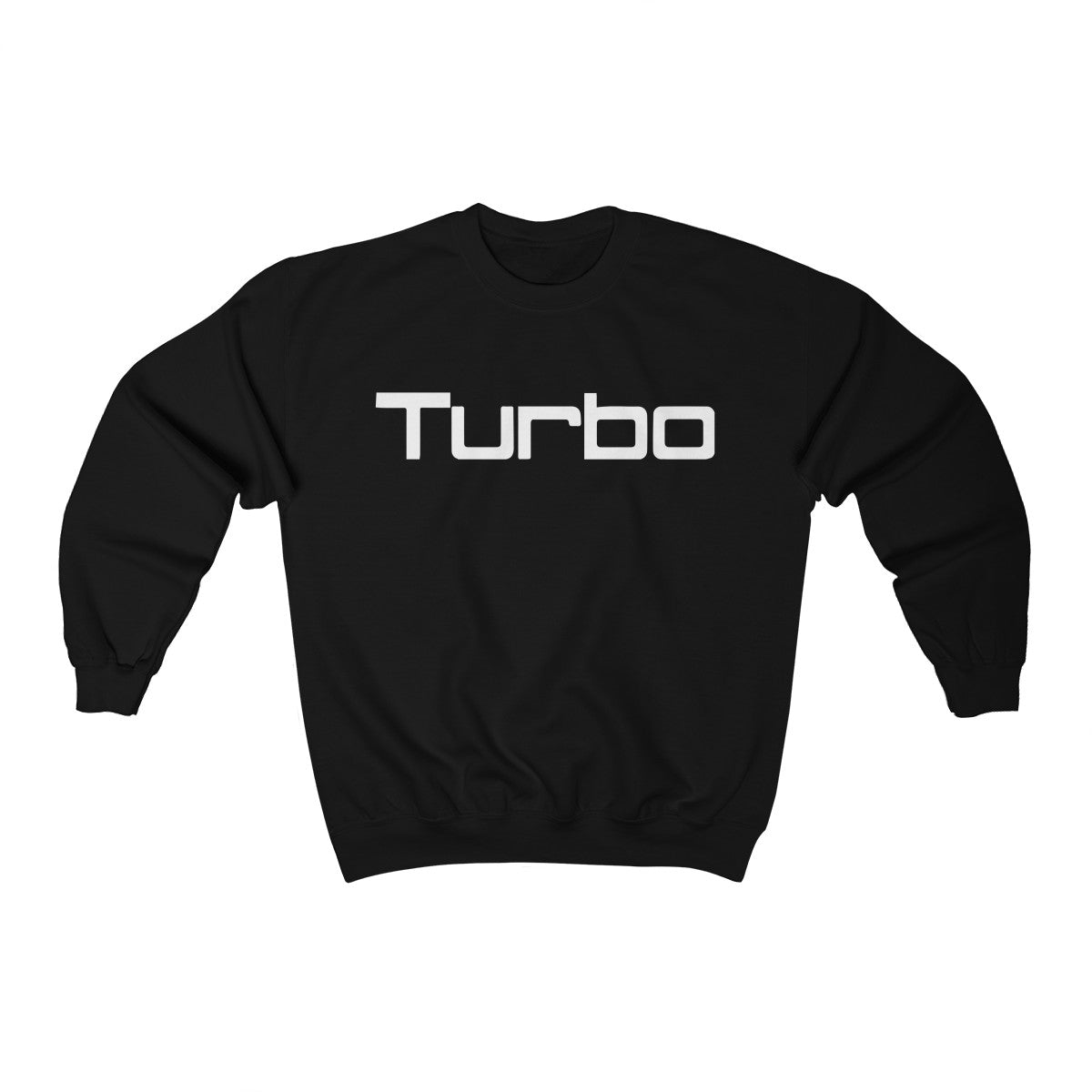 "Turbo" White Font Colorful Crewneck Sweatshirt
