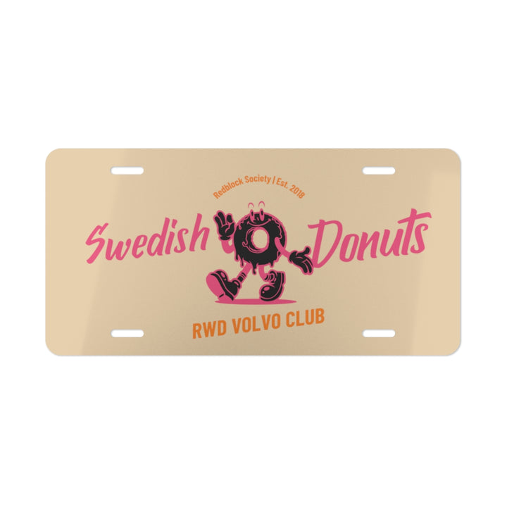 Swedish Donut Vanity Plate 3