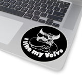 "I Like My Volvo" Black Vintage Sticker