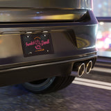 Swedish Donut Vanity Plate