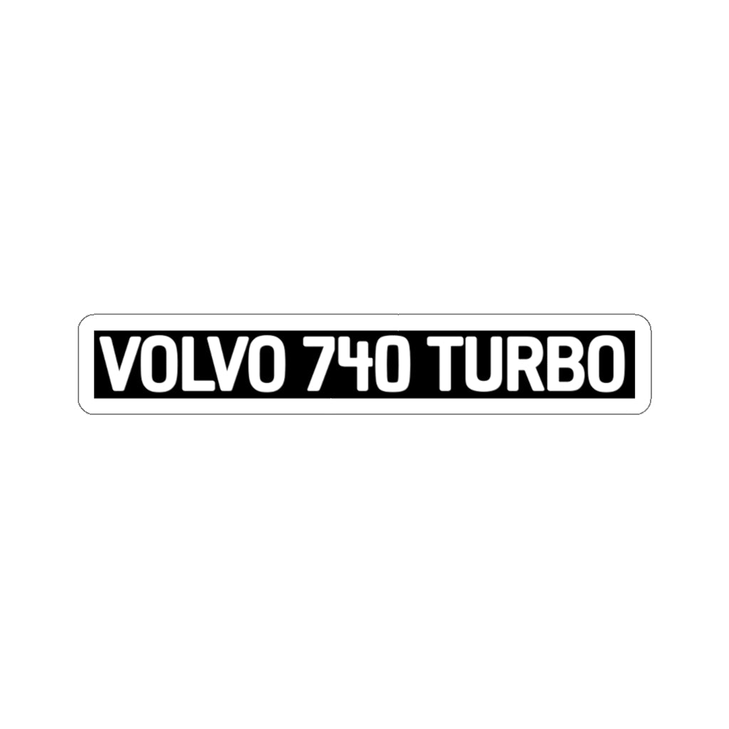 Volvo 740 Turbo Sticker