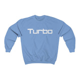 "Turbo" White Font Colorful Crewneck Sweatshirt