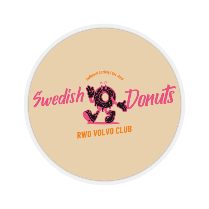 Swedish Donuts Cream Sticker