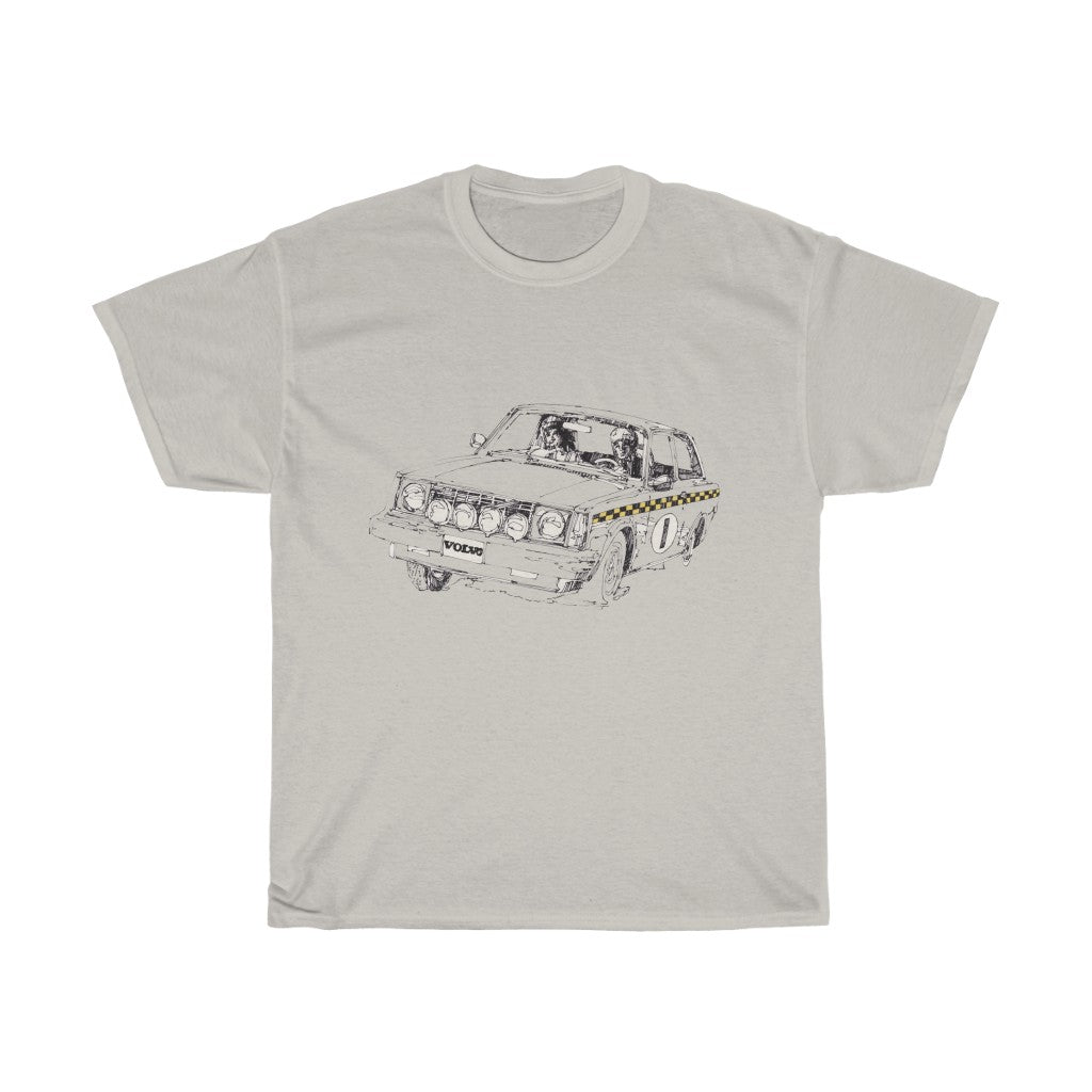 Volvo 240 Rally Sketch T-Shirt