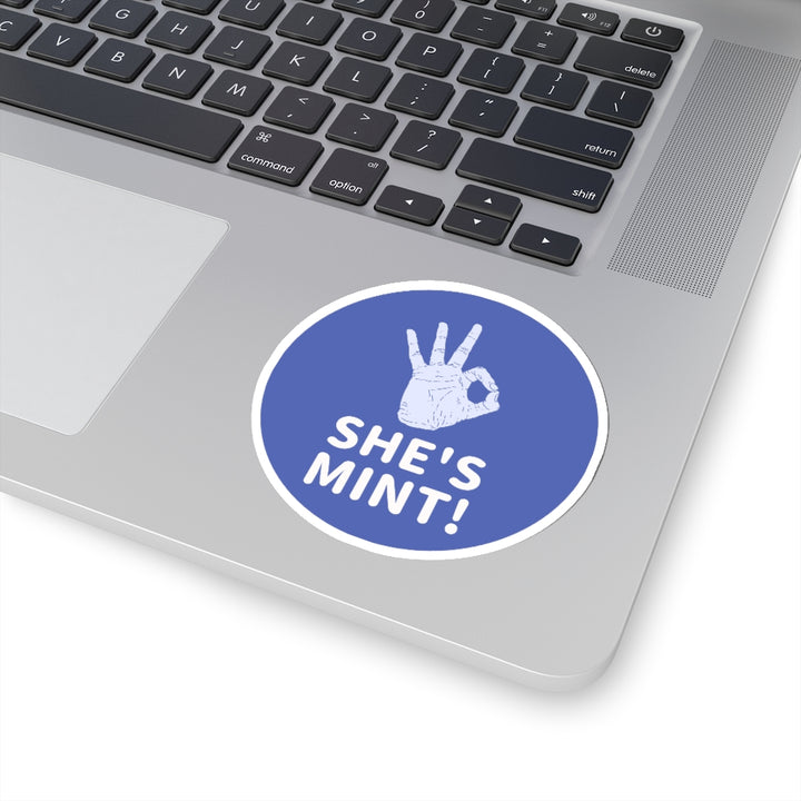 "She's Mint!" Vintage Sticker