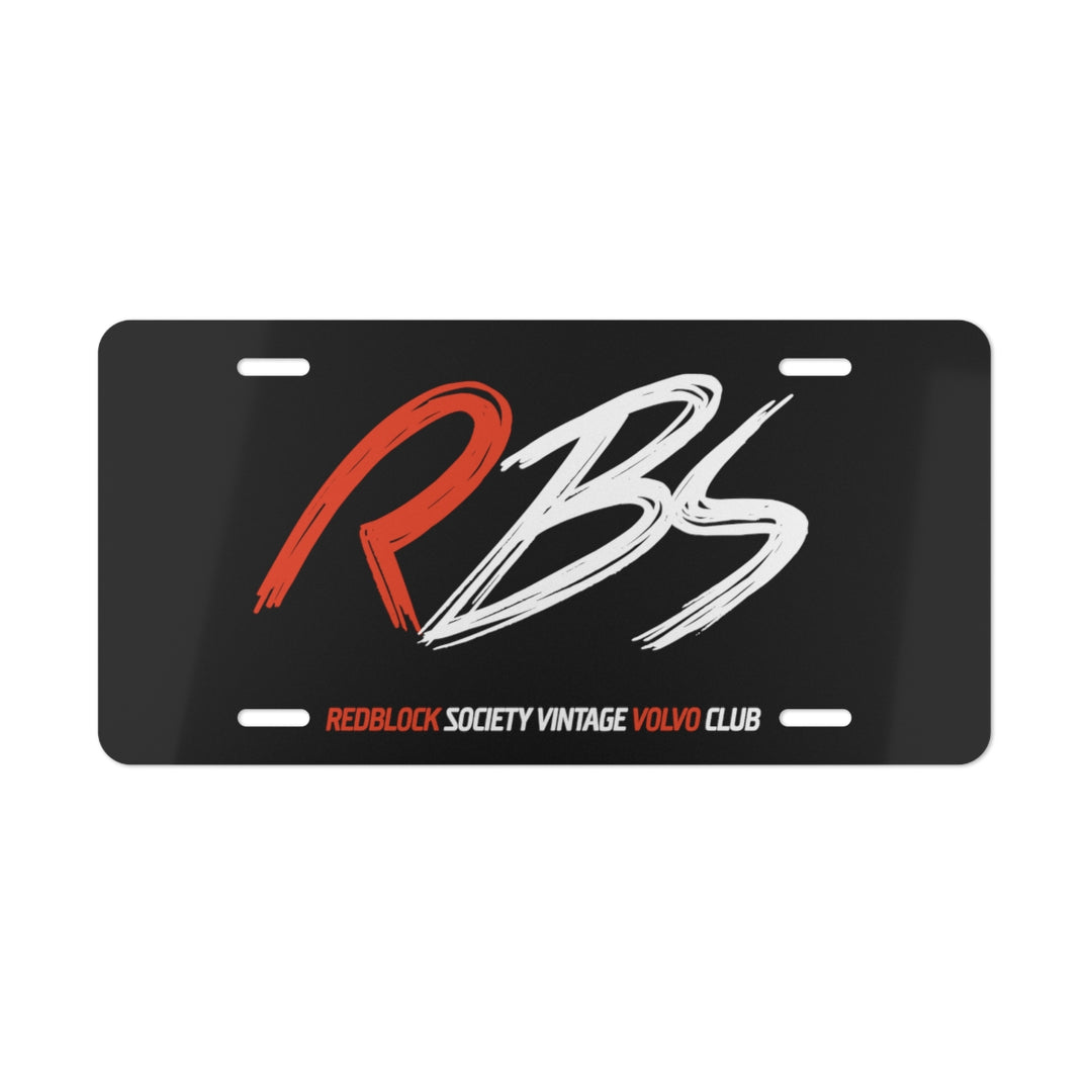 Redblock Society Official Plate