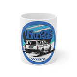 "Volvo 245" White Blue Limited Edition 11 oz Mug