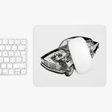 Volvo 140 Cutout Mouse Pad