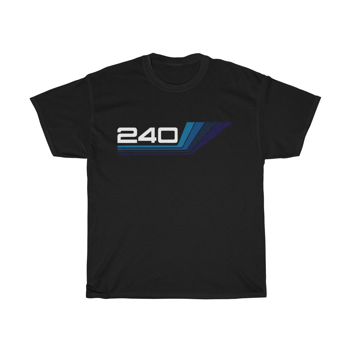 "240 Nordica" Black T-Shirt