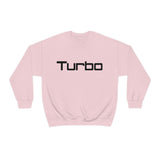 "Turbo" Black Font Colorful Crewneck Sweatshirt