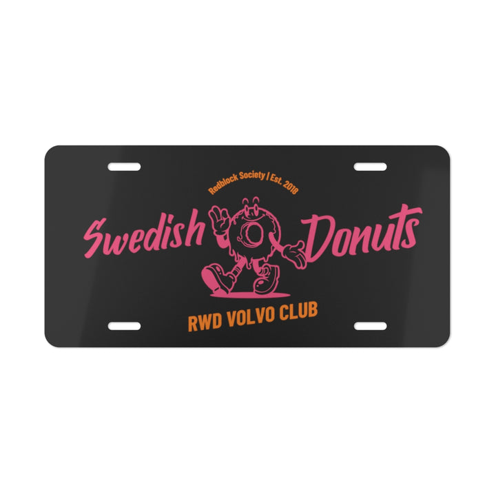 Swedish Donut Vanity Plate