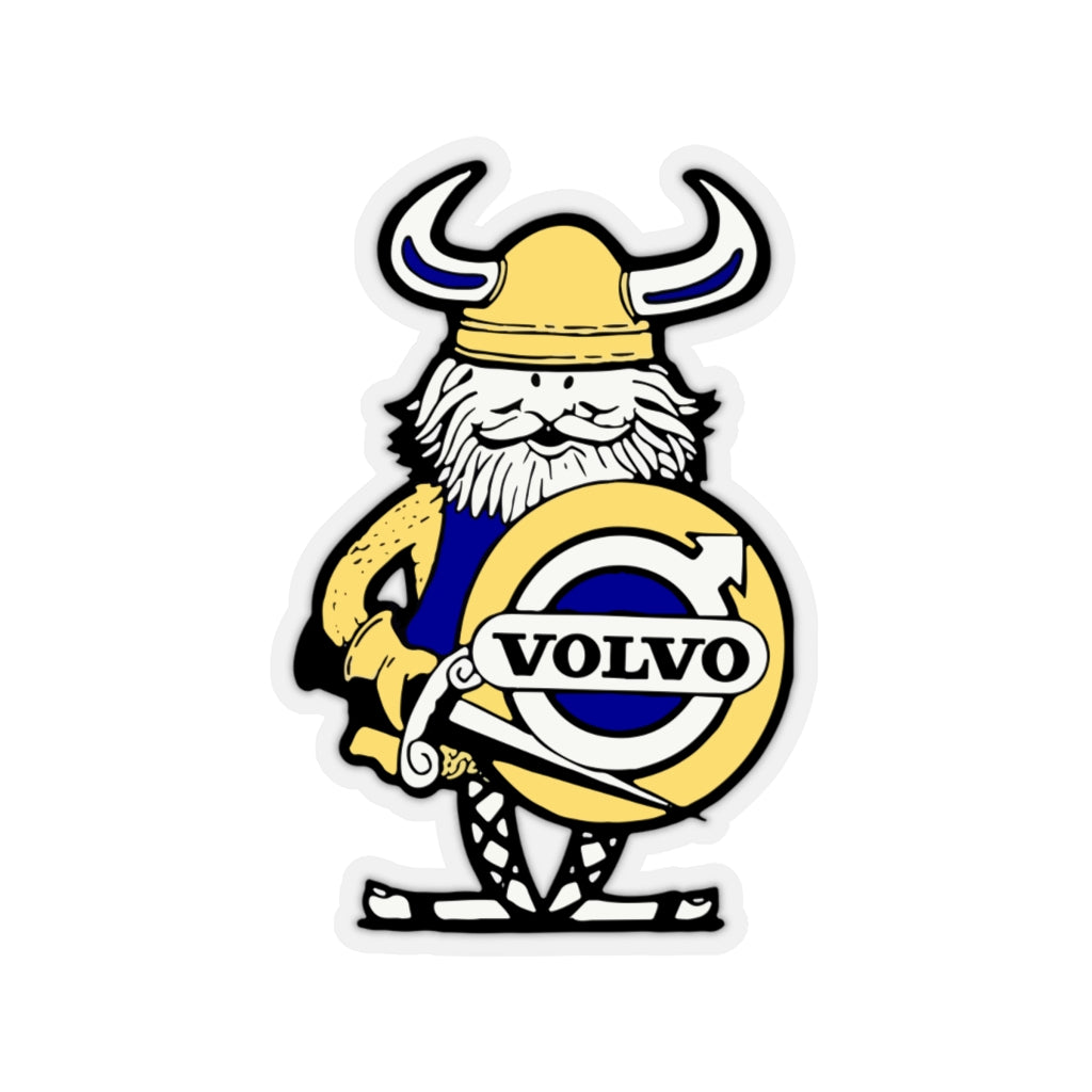 Vintage Volvo Viking Guy Sticker